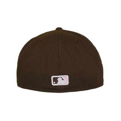 Houston Astros Custom New Era 59FIFTY Cap Walnut brown Back View