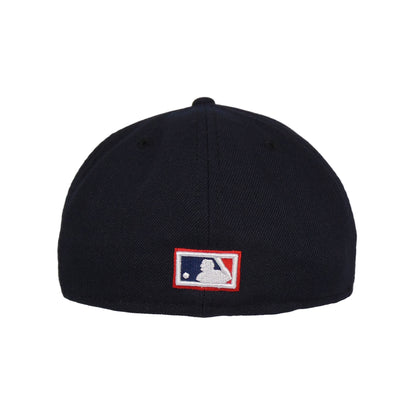 Los Angeles Angels Custom New Era 59FIFTY Cap Navy Red navy Back View