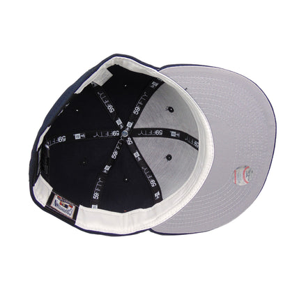 Los Angeles Angels Custom New Era 59FIFTY Cap Navy Red navy Undervisor View