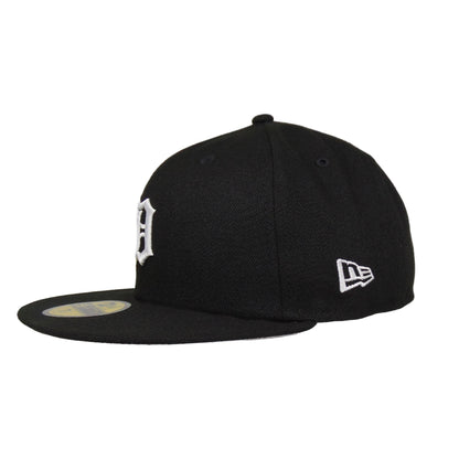 Detroit Tigers Custom New Era 59FIFTY Cap 8 MILE RD black Back View