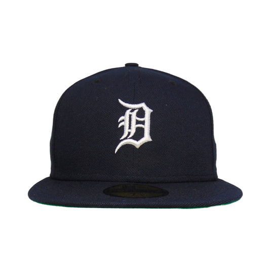 Detroit Tigers Custom New Era 59FIFTY Cap Navy Flat Logo