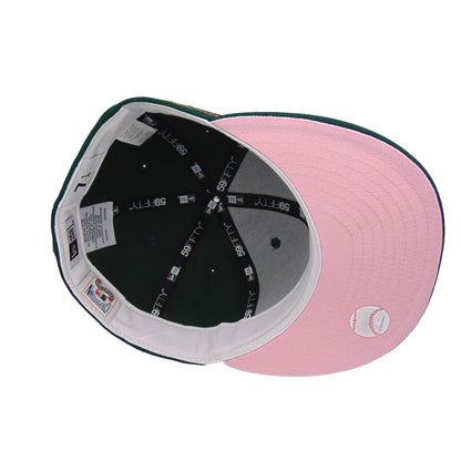 Minnesota Twins Custom New Era 59FIFTY Cap Dark Green Pink dark green
pink Additional View
