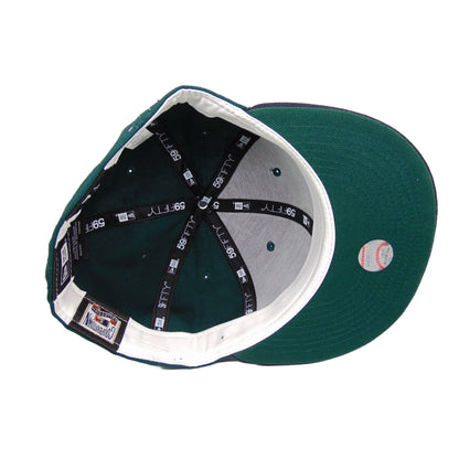 Cleveland Indians Custom New Era 59Fifty Cap Green green
navy Undervisor View