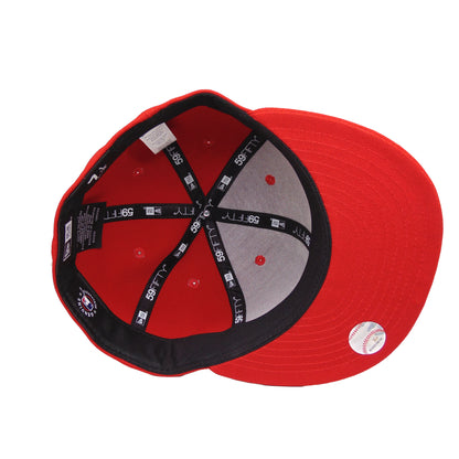Detroit Tigers Custom New Era 59FIFTY Cap Scarlet Red red Undervisor View