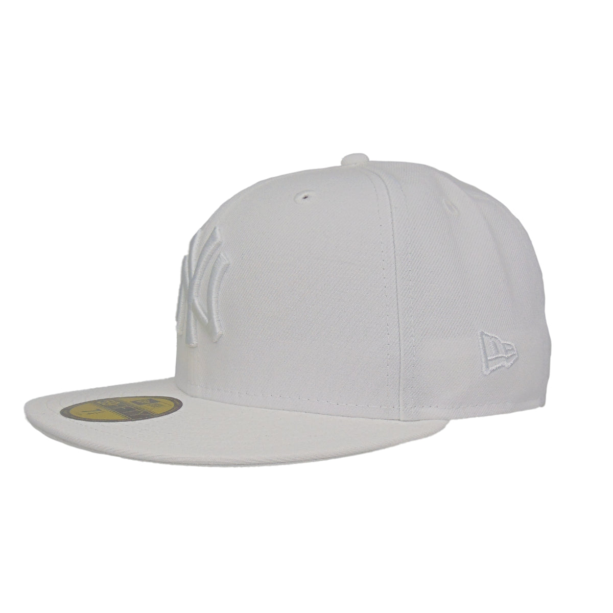 New York Yankees Custom 59FIFTY New Era Cap All White