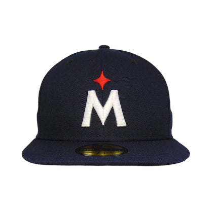 Minnesota Twins Authentic New Era 59FIFTY Cap Navy Away 2023 navy Front View