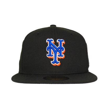 New York Mets New Era JF Custom 59FIFTY Cap Subway Series black Front View
