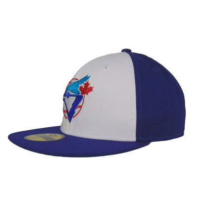 Toronto Blue Jays Cooperstown Game 59FIFTY New Era Cap Royal White blue
white Side View