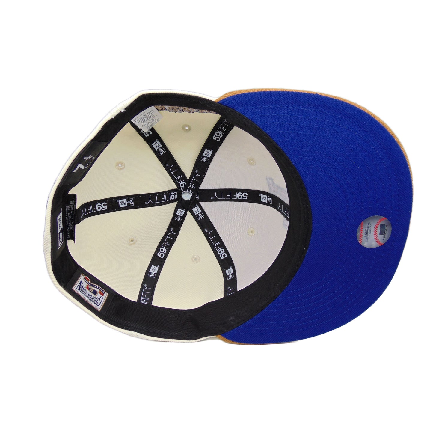 Los Angeles Dodgers Custom New Era 59FIFTY Cap Chrome Bronze