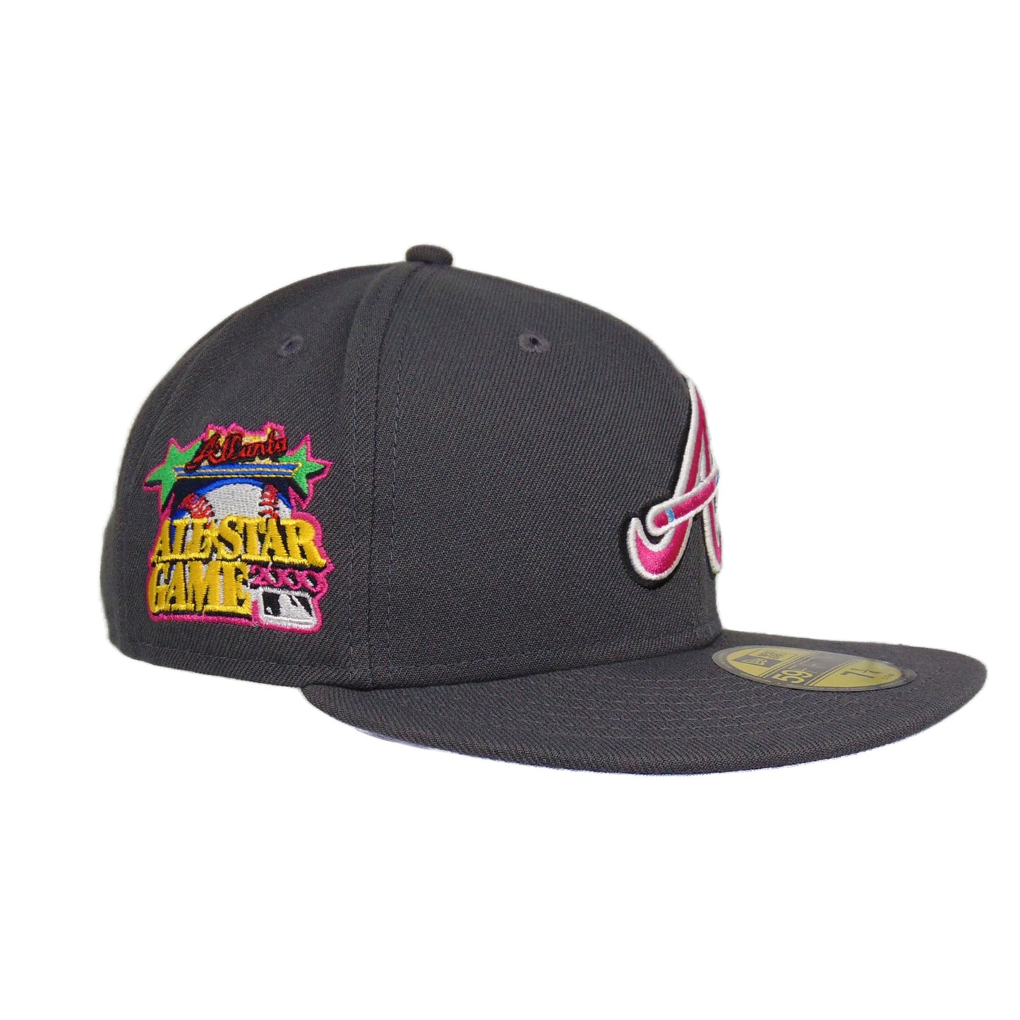 Atlanta Braves Custom New Era 59FIFTY Cap Grey ASG2000