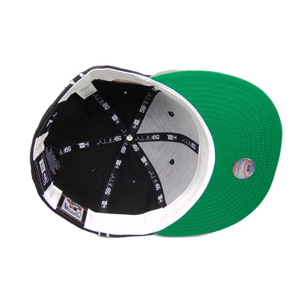 New York Mets Custom New Era 59FIFTY Cap Black Silver black 
grey Additional View