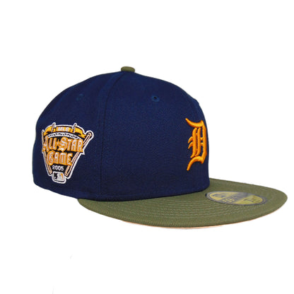 Detroit Tigers Custom New Era 59FIFTY Cap Navy ASG 2005 navy Side View