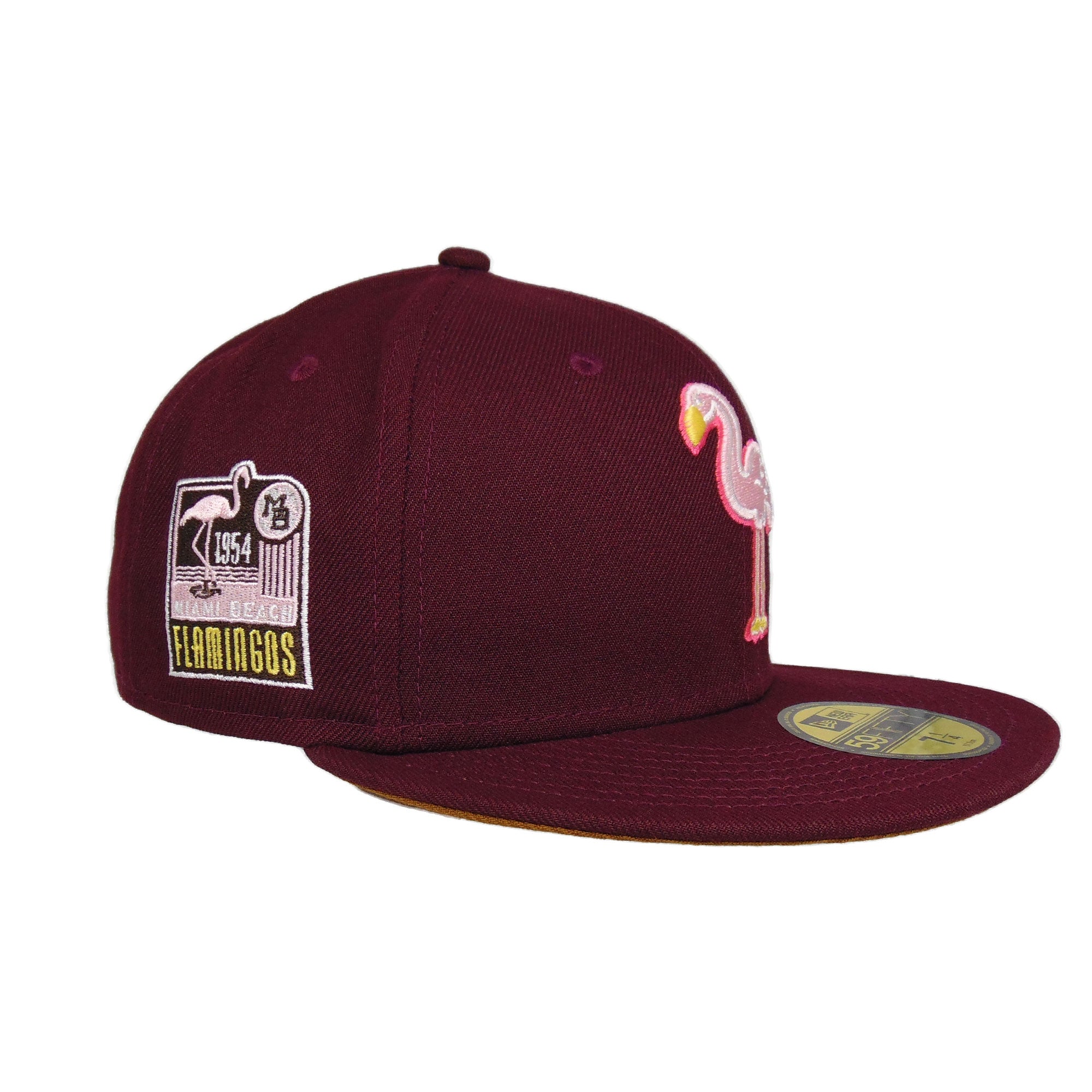 7 1/8 MyFitteds Exclusive 1954 Miami shops Beach Flamingos