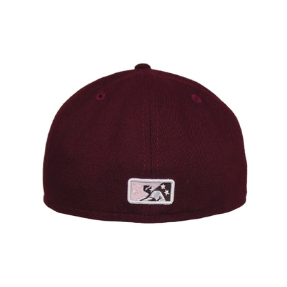 Miami Beach Flamingos Jf Custom 59FIFTY New Era Cap Maroon maroon
pink Undervisor View