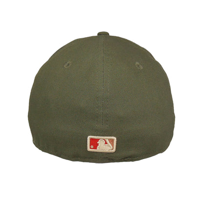 Baltimore Orioles New Era 59FIFTY Cap Olive O's olive Back View