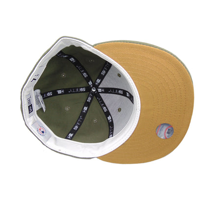 Baltimore Orioles New Era 59FIFTY Cap Olive O's olive Undervisor View