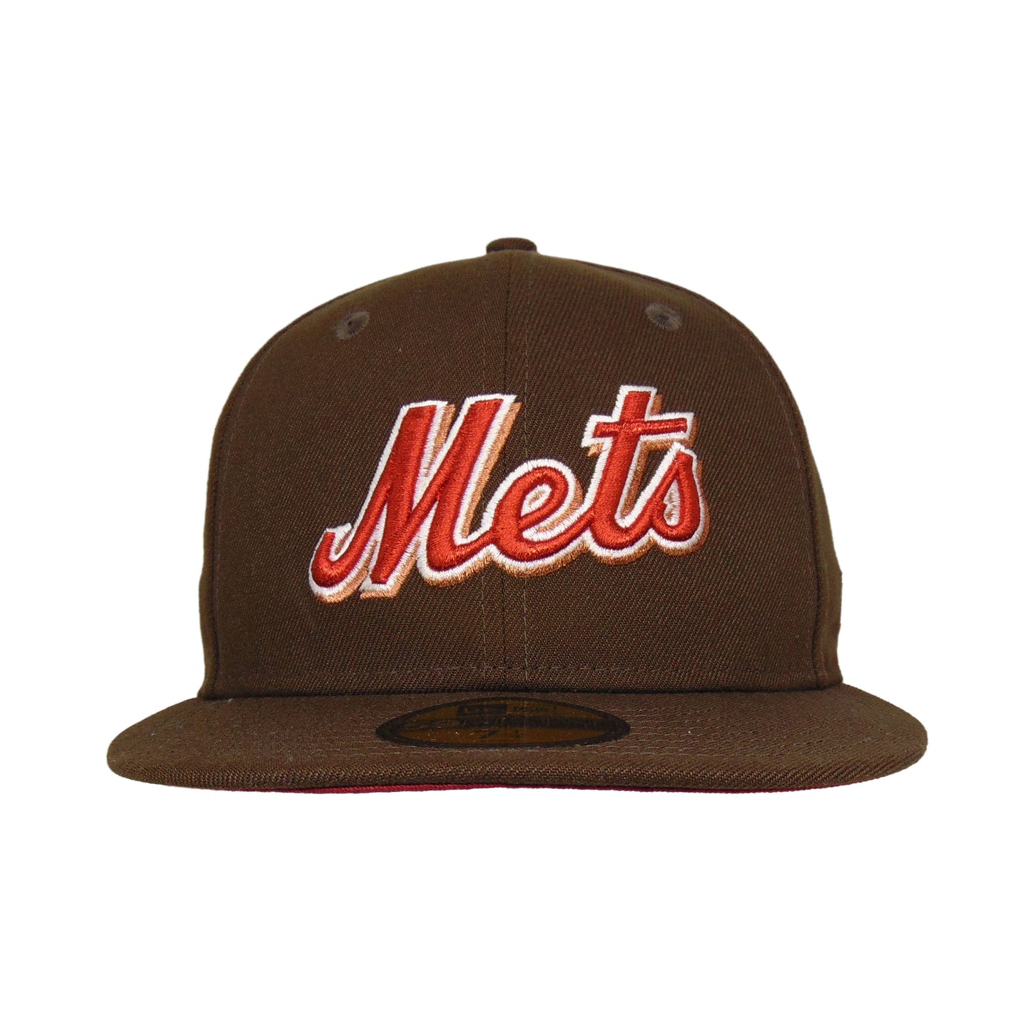 New York Mets New Era JF Custom 59FIFTY Cap Walnut Script