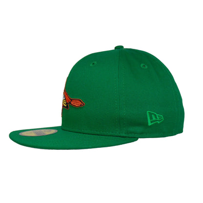 Baltimore Orioles New Era 59FIFTY Cap Kelly Green green Side View