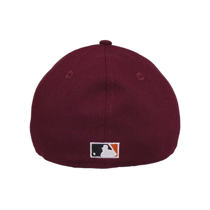 Houston Colts Custom New Era 59FIFTY Cap Maroon maroon Back View