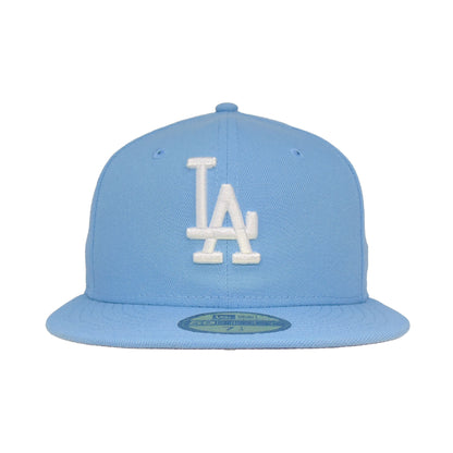 Los Angeles Dodgers Custom New Era 59FIFTY Cap Sky sky blue Front View