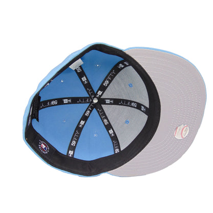 Los Angeles Dodgers Custom New Era 59FIFTY Cap Sky sky blue Undervisor View