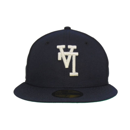 Los Angeles Dodgers Custom New Era 59FIFTY Cap Flip Navy navy Front View