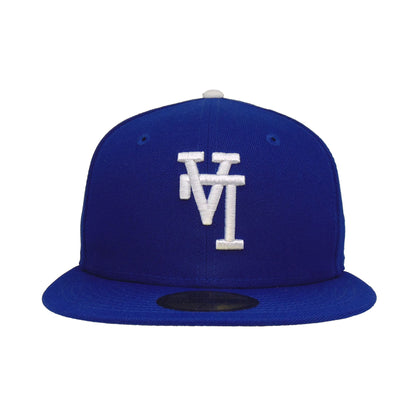 Los Angeles Dodgers Custom New Era 59FIFTY Cap Flip Royal blue Front View