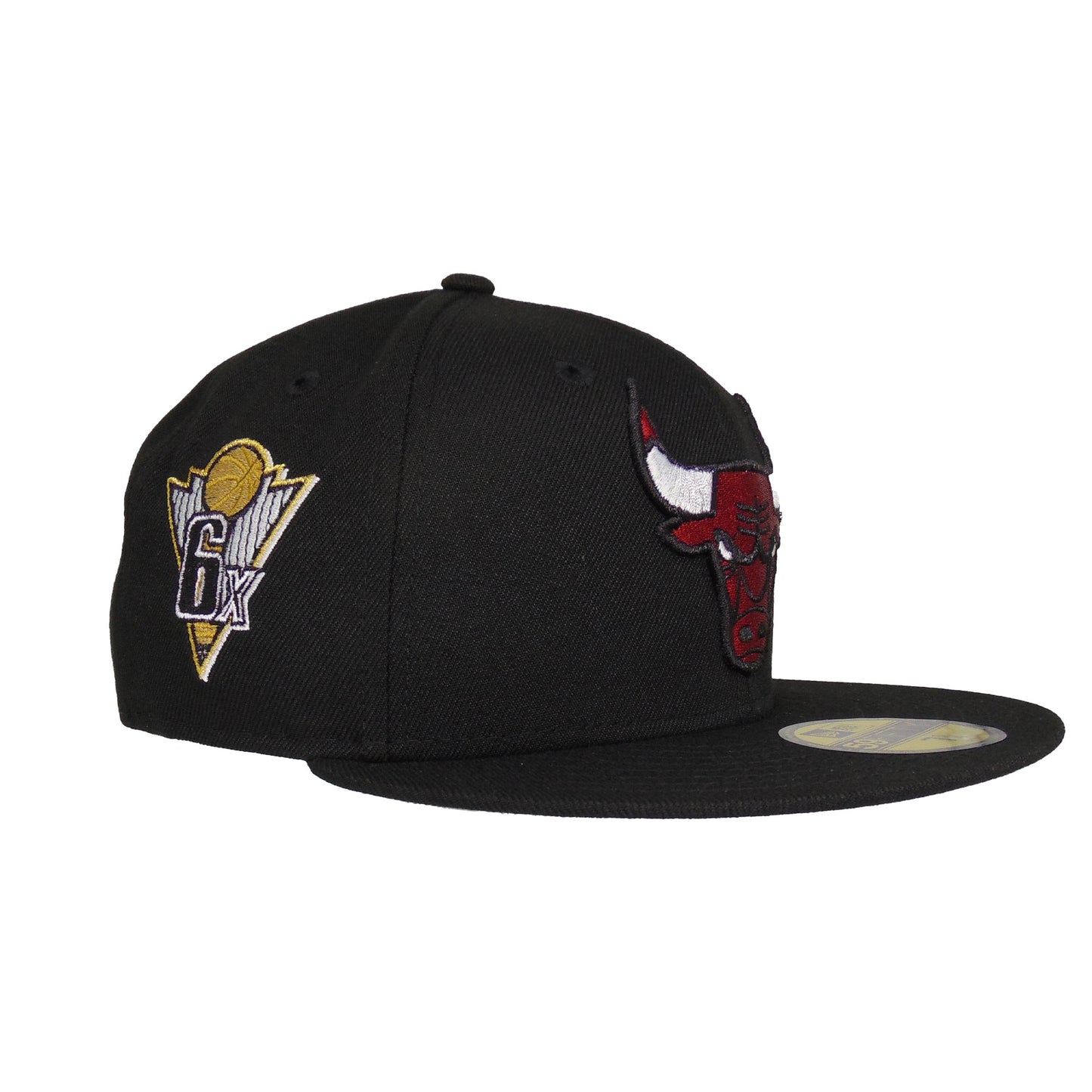 Chicago Bulls Custom New Era 59FIFTY Cap Black