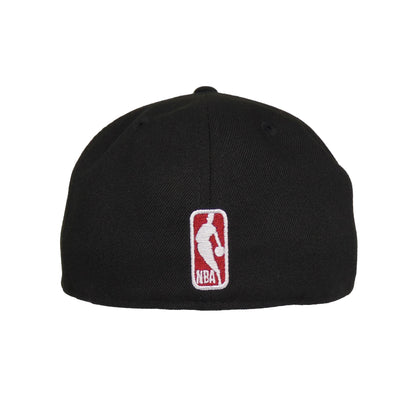 Chicago Bulls Custom New Era 59FIFTY Cap Black black Undervisor View