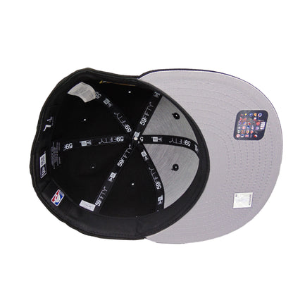 Chicago Bulls Custom New Era 59FIFTY Cap Black black Additional View