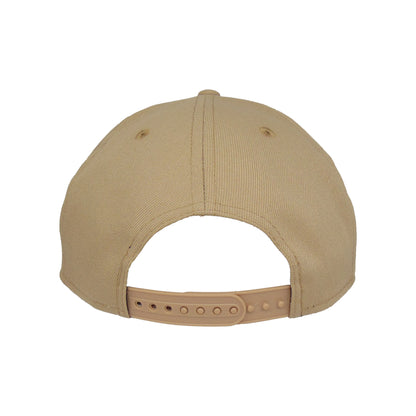 San Diego Padres Custom New Era 9fifty Snapback Cap Camel beige
brown Back View