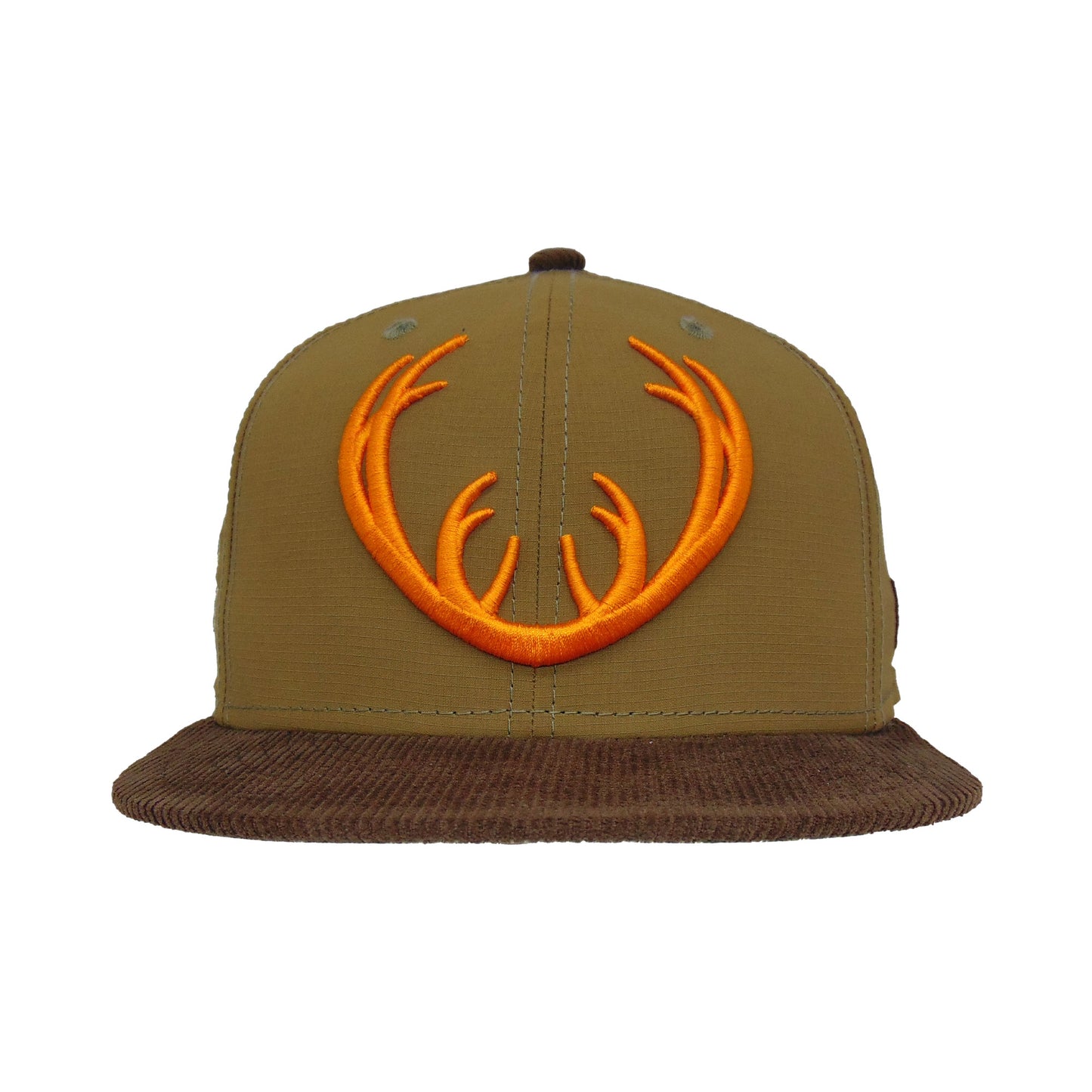 Milwaukee Bucks Custom New Era 59FIFTY Cap Khaki Ripstop