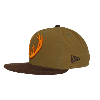 Milwaukee Bucks Custom New Era 59FIFTY Cap Khaki Ripstop brown
khaki Back View