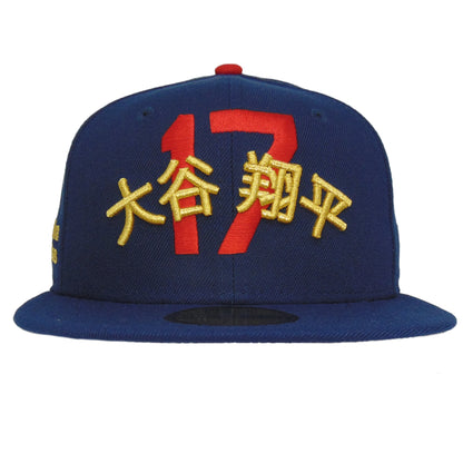 Los Angeles Dodgers Custom New Era 59FIFTY Cap Navy Ohtani 17