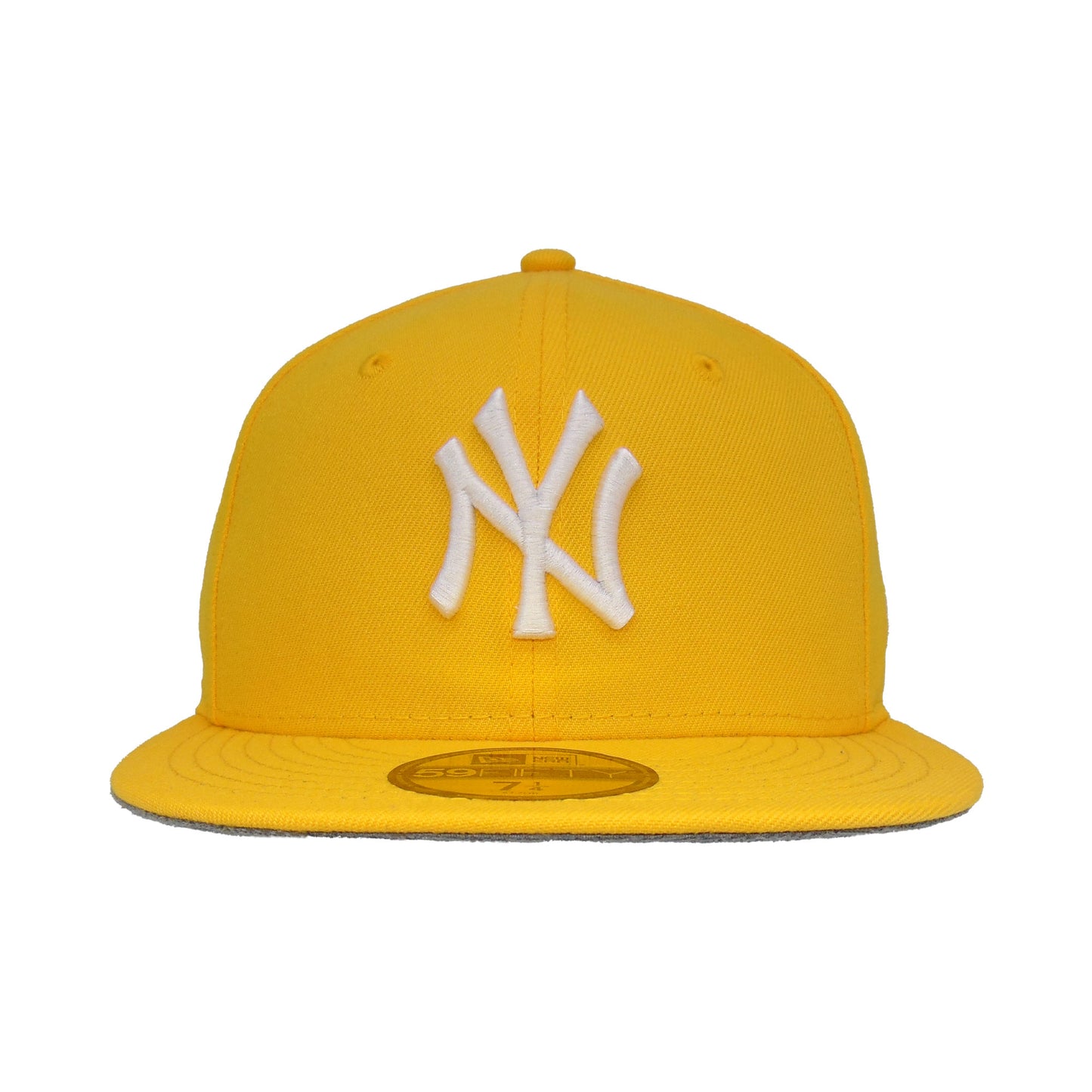 New York Yankees Custom 59FIFTY New Era Cap Yellow