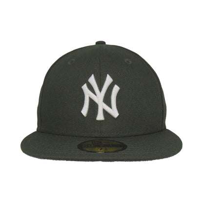 New York Yankees Custom 59FIFTY New Era Cap Seaweed dark green Front View