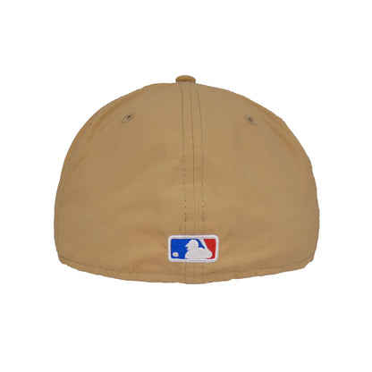 New York Yankees Custom New Era Cap Camel Ripstop beige Back View