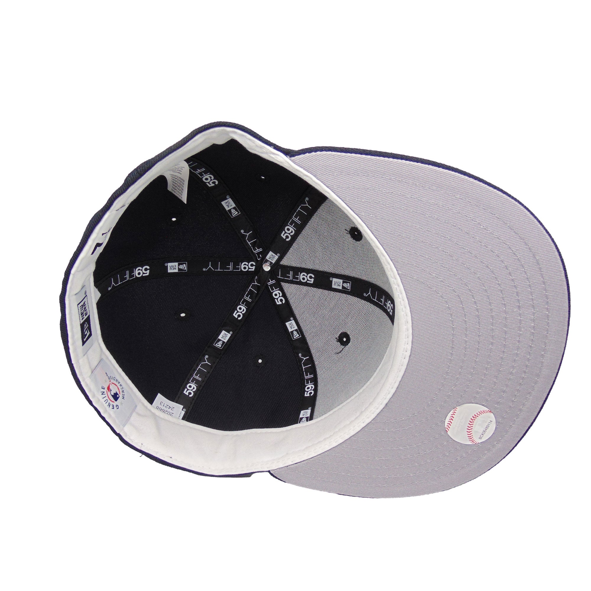 New York Yankees Custom 59FIFTY New Era Cap Flawless Navy JustFitteds