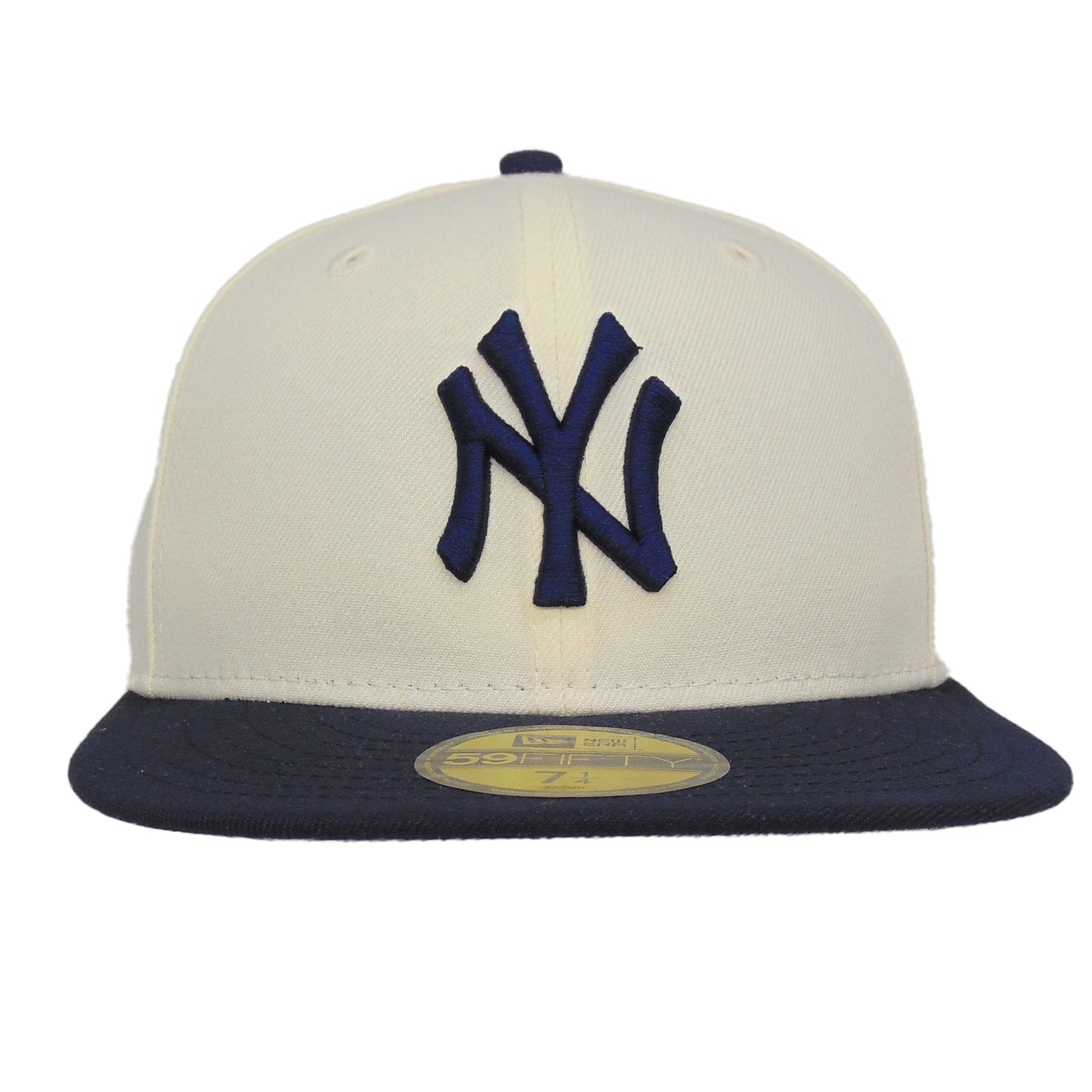 New York Yankees Custom 59FIFTY New Era Cap Chrome Navy