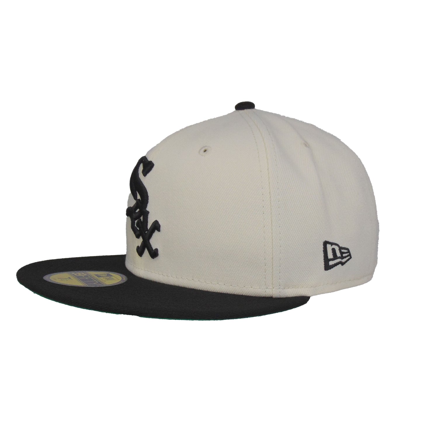 Chicago White Sox Custom New Era Cap Chrome Black