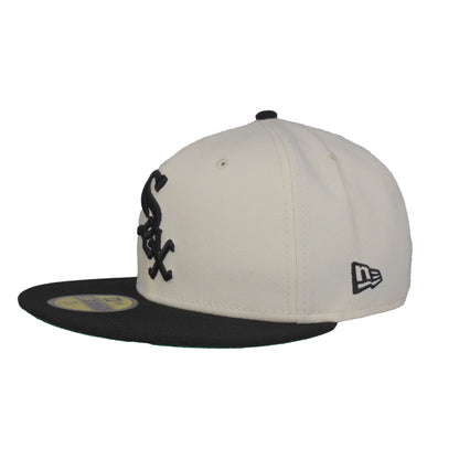 Chicago White Sox Custom New Era Cap Chrome Black chrome
black  Side View
