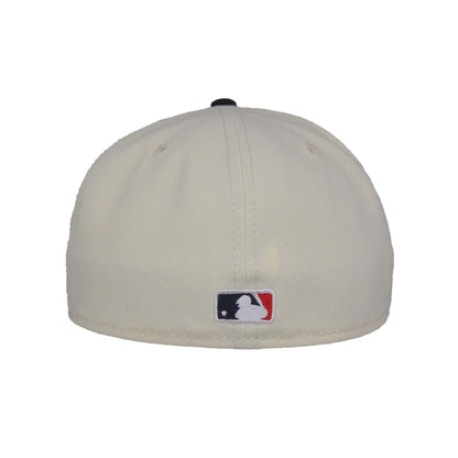 Detroit Tigers Custom New Era 59FIFTY Cap Chrome Navy chrome
navy Back View