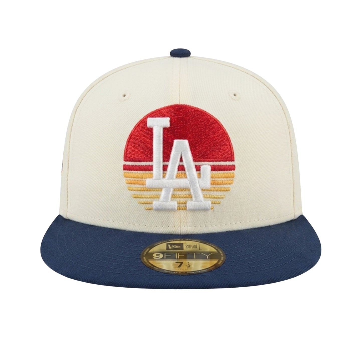 Los Angeles Dodgers Custom New Era 59FIFTY Cap Chrome Navy Ohtani Sun