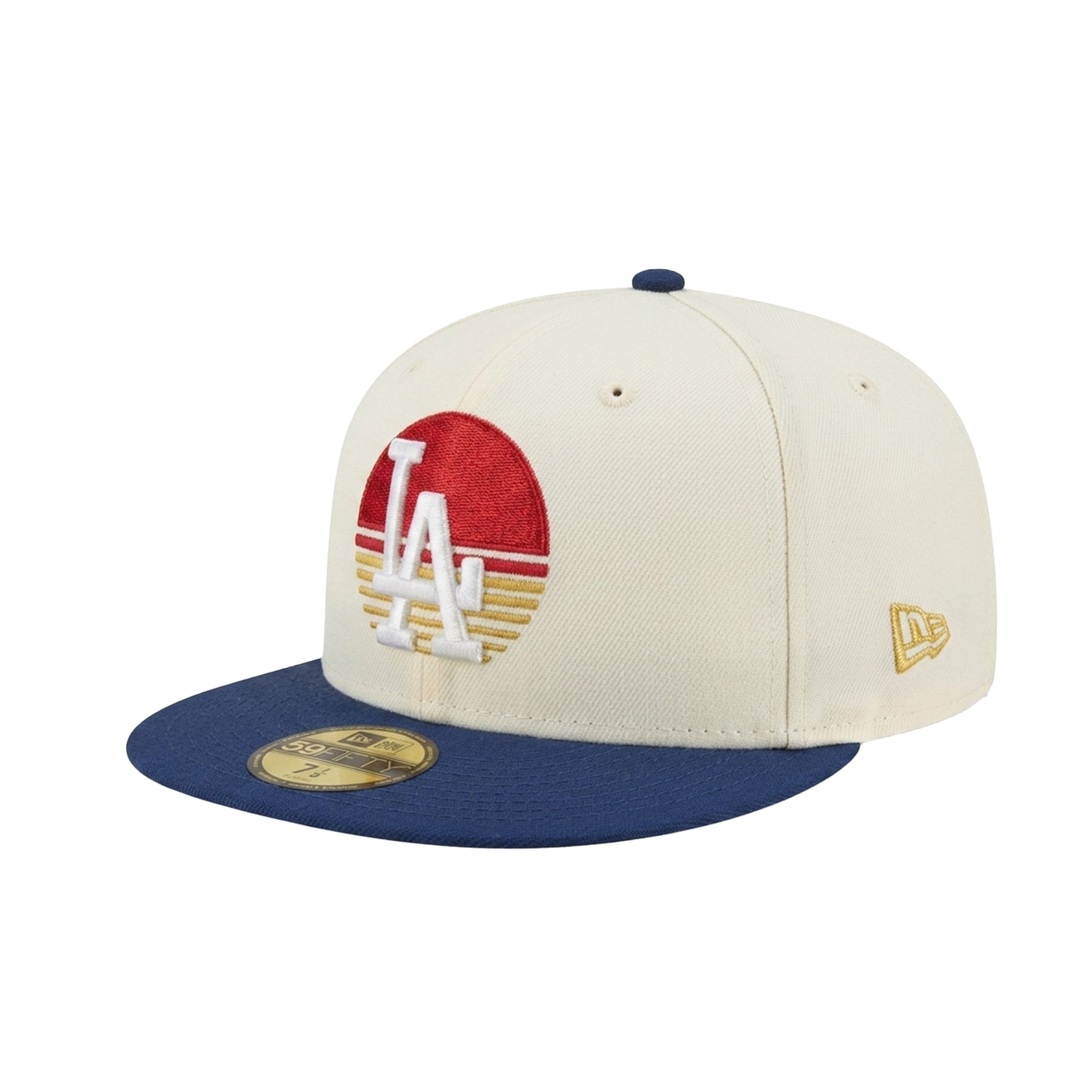 Los Angeles Dodgers Custom New Era 59FIFTY Cap Chrome Navy Ohtani Sun