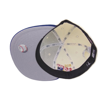 Los Angeles Dodgers Custom New Era 59FIFTY Cap Chrome Navy Ohtani Sun