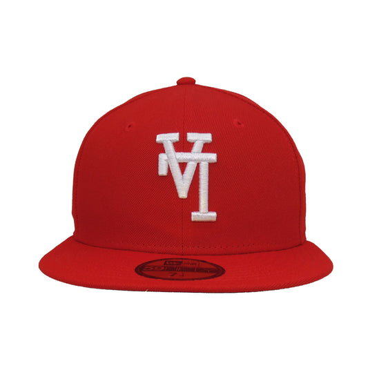 Los Angeles Dodgers 40th Anniversary Custom New Era 59FIFTY Cap Flip red