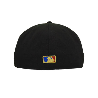 Minnesota Twins Custom New Era 59FIFTY Cap Black black Back View
