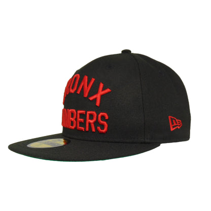 New York Yankees Custom New Era Cap Bronx Bombers BRED black Side View
