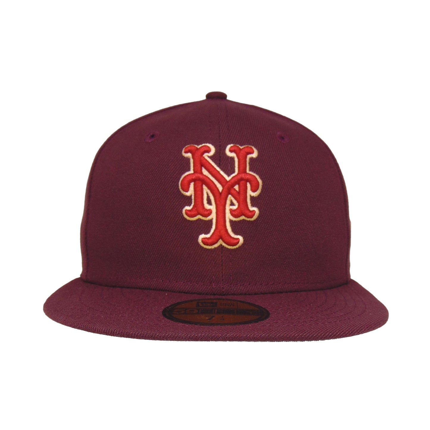 New York Mets New Era JF Custom 59FIFTY Cap maroon