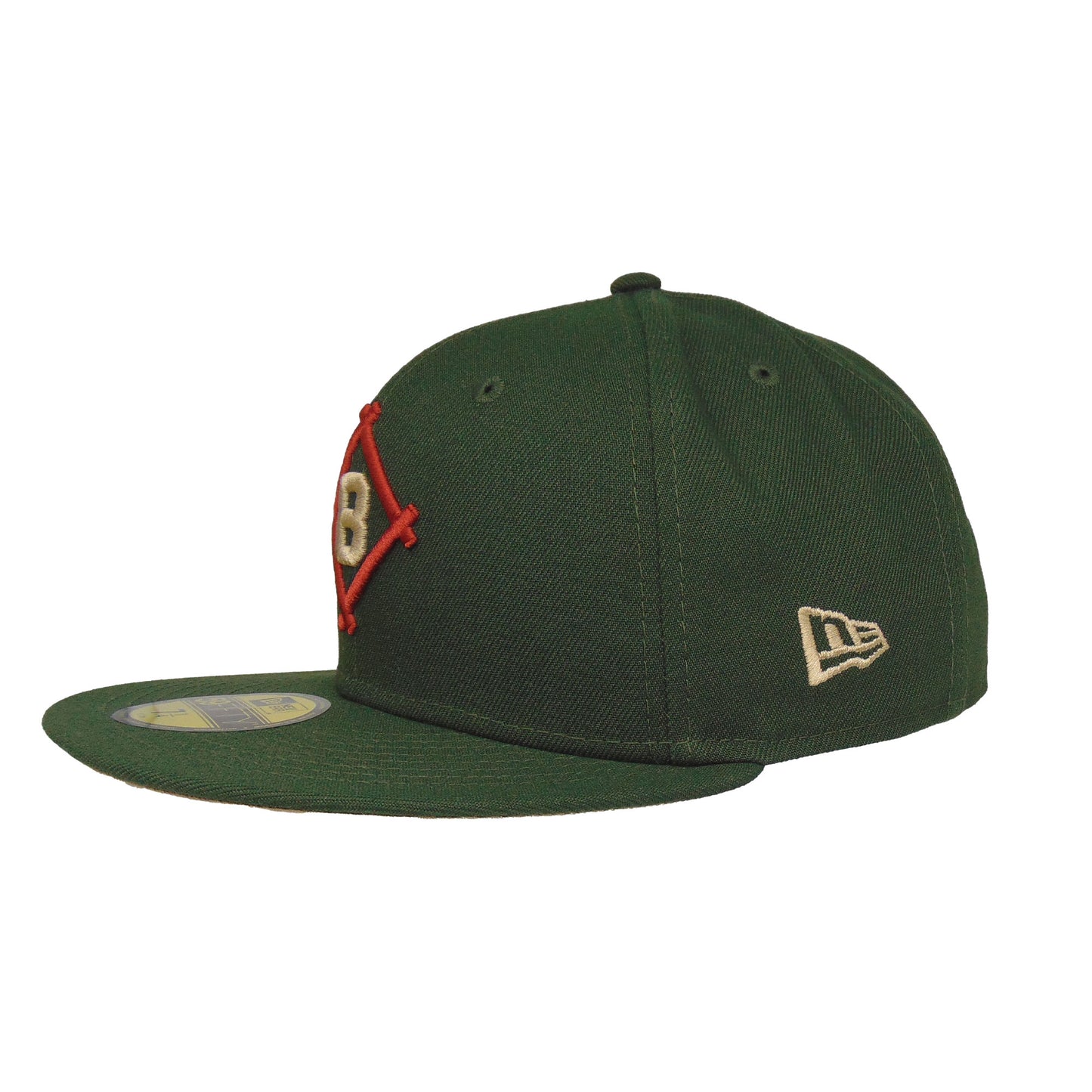 Brooklyn Dodgers Custom 59FIFTY New Era Cap Seaweed